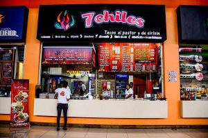 Restaurante 7 chiles en plaza Outlet Puebla Premier