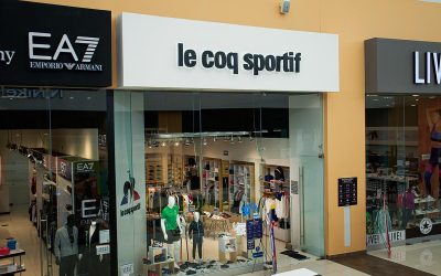 Tienda Le Coq Sportif en plaza Outlet Puebla Premier