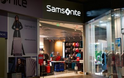 Tienda Samsonite en plaza Outlet Puebla Premier