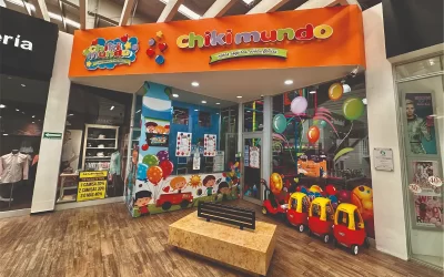 Juegos infantiles Chikimundo en Plaza Outlet Puebla