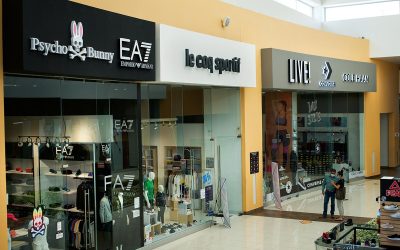 Tienda Psycho Bunny/Ea7 en plaza Outlet Puebla Premier