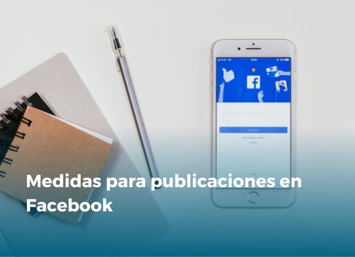 Medidas publicaciones facebook